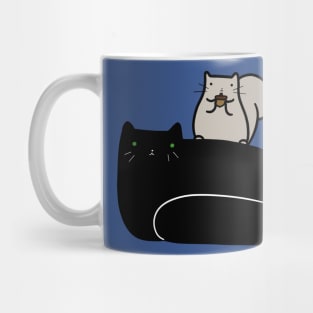 Squirrel and Black Cat Mug